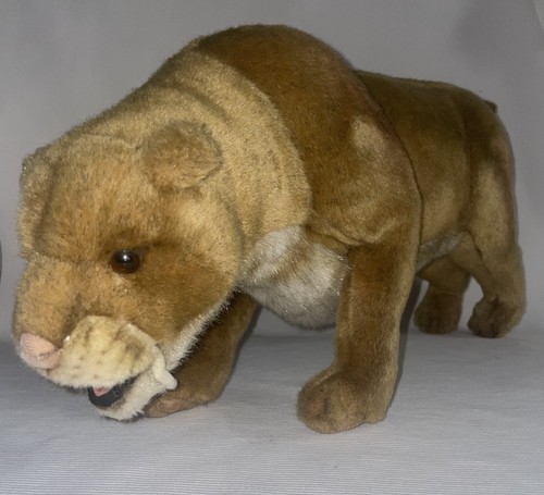 Hansa saber tooth tiger plush - hansa,
