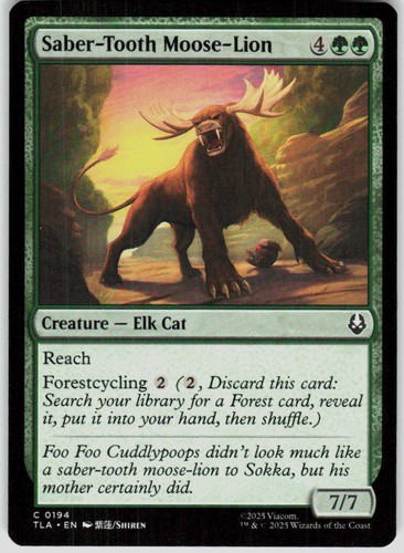 Saber tooth moose lion 194 - saber,