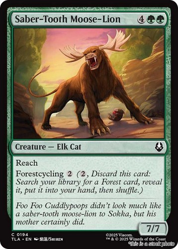 Saber tooth moose lion tla - moose-lion, [tla