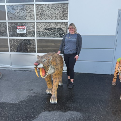 Smilodon saber tooth life size - smilodon,
