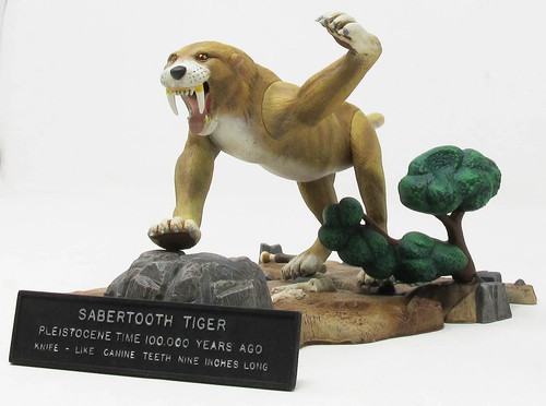 Prehistoric scenes saber tooth - prehistoric,