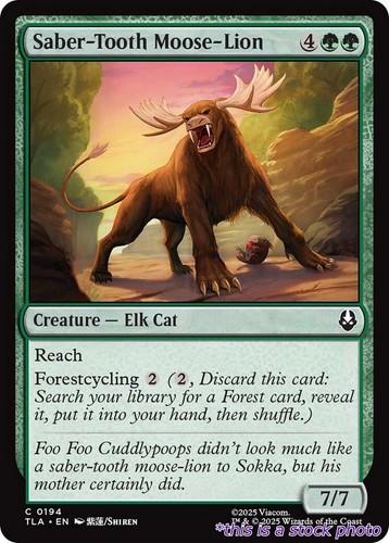 Saber tooth moose - saber-tooth, #194
